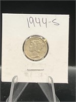 90% Silver Mercury Head Dime 1944-S