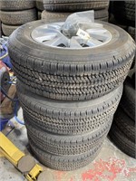 4 x NOS Tyres and Rims 245/65R17