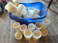 Collection of 21 Electric Candles