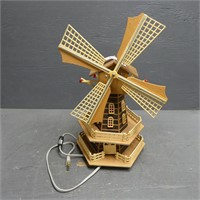 Wooden Electrical Windmill