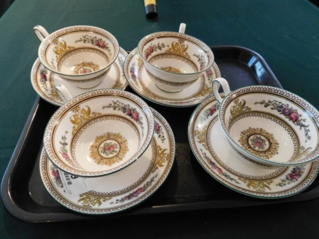 4 Wedgwood China Cups and Saucers