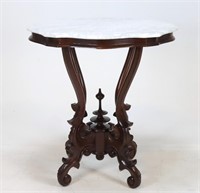 Marble Top Victorian Style Table