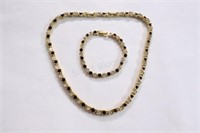 D"Orlan Designer Vintage Necklace & Bracelet Set