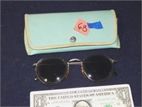 Vintage Sunglasses in Case