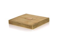 TIFFANY GOLD CIGARETTE CASE, 106g