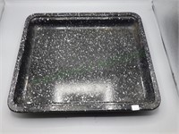 Graniteware enamal rectangular pan