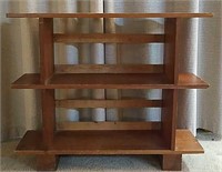 Medium Toned Wood Shelf.