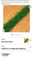 Artificial Grass Decoration Strip Indoor/Outdoor