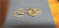 14K Gold Earrings 6.4g