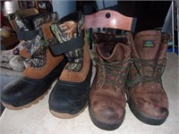 timberland hunting boots and ozark trail