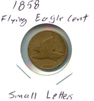 1858 Flying Eagle Cent - Small Letters