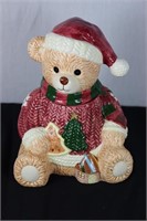 Christmas Bear Cookie Jar by House of Lloyd