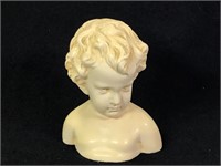 Vtg Chalkware "Little Boy" Donatello Cast Bust