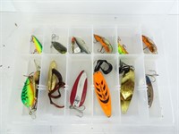 Misc Fishing Lures in Small Tackle Box