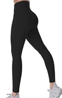(Size:M - Black) Sunzel Nunaked Workout Leggings
