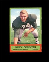 1963 Topps #119 Riley Gunnels SP RC EX to EX-MT+