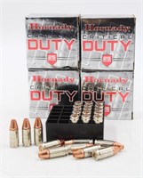 (4X) Hornady 25 RDS 9mm 135 GR L+P Ammunition
