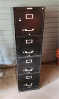Steel Master 4 drawer file cabinet