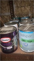 8 Cans Of  Assorted Paint