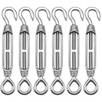 Pack of 6 Turnbuckle Wire Tensioner M4