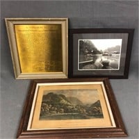Assorted Framed Home Decor Pieces