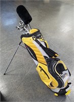 ADAMS GOLF BAG AND MISC. CLUBS TOMMY ARMOR MORE