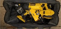 set of DeWalt tools in bag