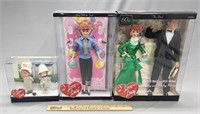 I Love Lucy Pink Label Barbie Dolls in Box