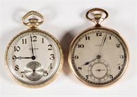 ASSORTED AMERICAN MAN'S POCKET WATCHES, LOT OF
