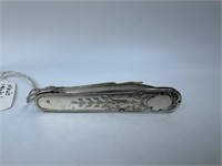 Gorham Sterling Knife With Pick Blade