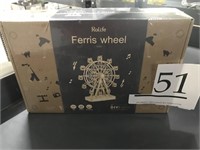 Wooden ferris wheel DIY music/rotates