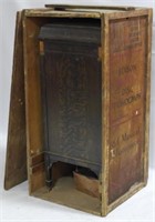 Edison Phonograph in Original Shipping Crate