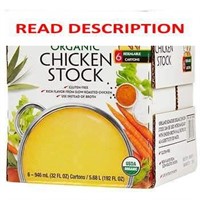 Kirkland Organic Chicken Stock, 32oz, 6ct