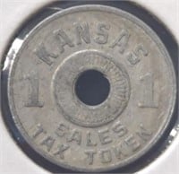 1 Kansas sales tax token