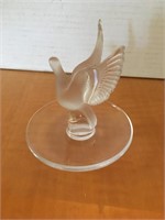 Lalique Ring Dish w Bird