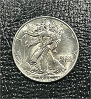 1936 US Walking Liberty Half Dollar BU