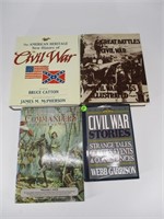 Lot (4) Civil War History Books