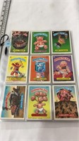 Vintage garage pail kids cards 12 sheets