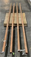 (4) 2" x 10' Copper Pipes