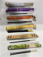 ASSORTED LOT OF INCENSE STICKS … BOXES ARE NOT