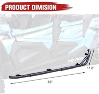 NERF BARS ROCK SLIDERS KIT FOR POLARIS RZR XP 4