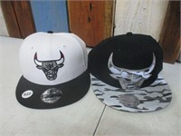 2 Chicago Bulls Hats / Caps