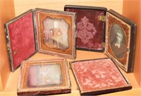 (3) antique daguerreotypes and tin types
