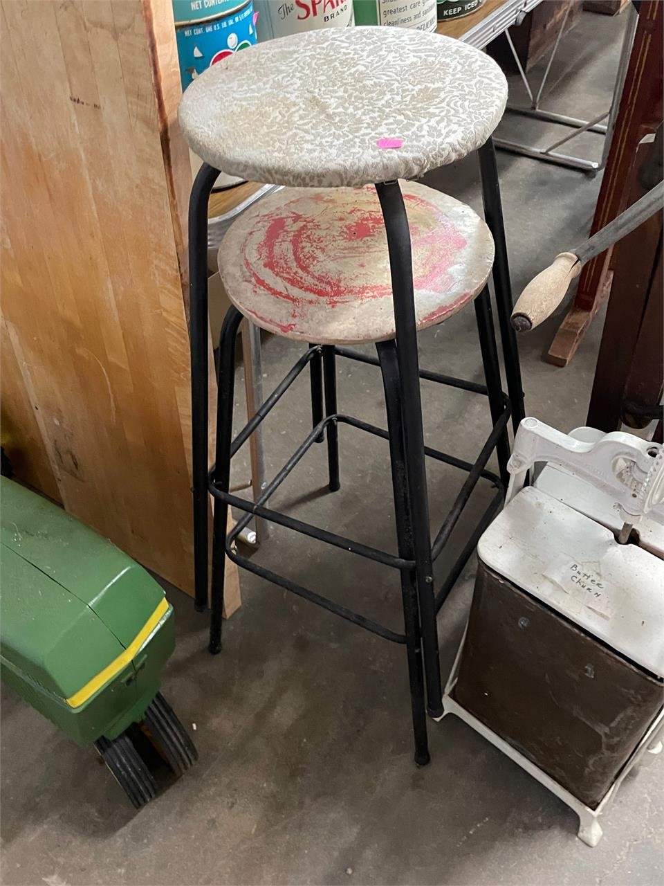 2 Vintage Stools