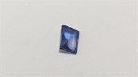 1.28ct Natural Tanzanite Princess Cut