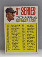 1967 Topps Willy Mays Checklist #191