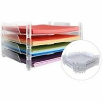 4WE R MEMORY KEEPERS 4-TIER STACKABLE PAPER TRAYS