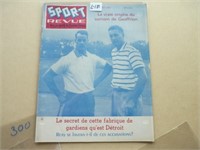 Sport revue hockey 1957 Gordie Howe Jean Beliveau