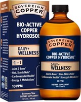 O455  Bio-Active Copper Hydrosol Wellness 32 Fl Oz