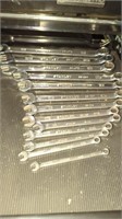 13 Stanley SAE Open/Box Wrench Set 1/4" - 7/8"